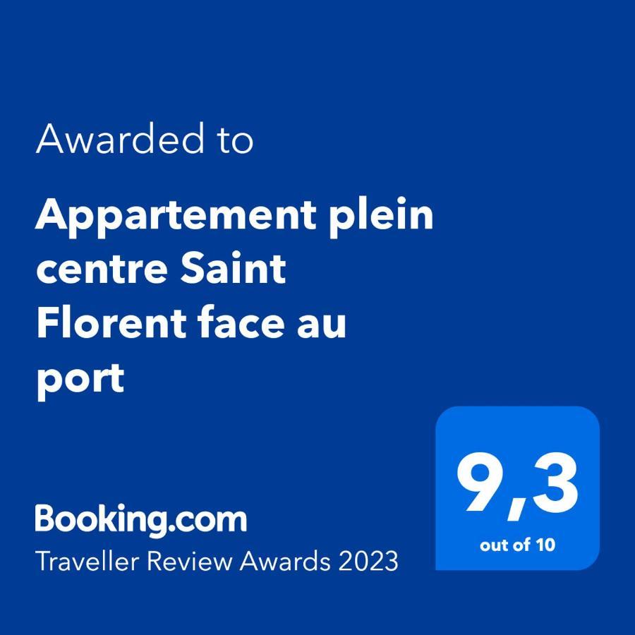 Appartement Plein Centre Saint Florent Face Au Port Saint-Florent (Corsica) Exterior foto